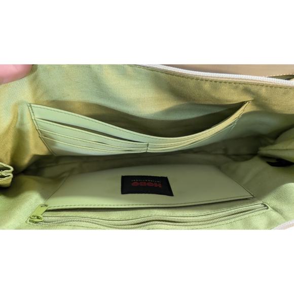 Vintage Y2K Boho Beige Leather Shoulder Strap  q - Picture 10 of 14